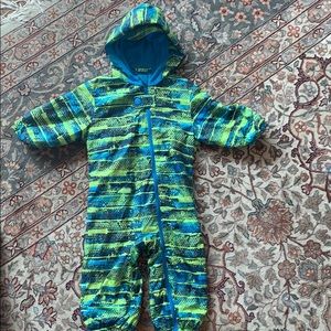 Columbia one piece snowsuit, fleece lined